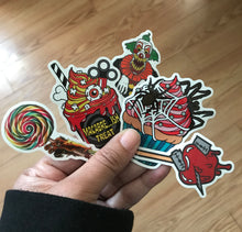 Load image into Gallery viewer, Horror/Halloween Sticker Lot